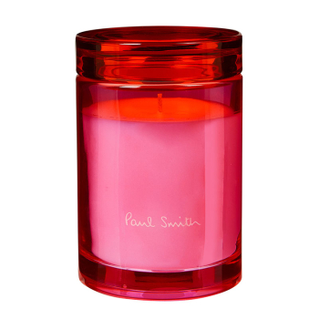 Paul Smith Scented Candle ROSE, 240gr, Glass +Lid pink-red